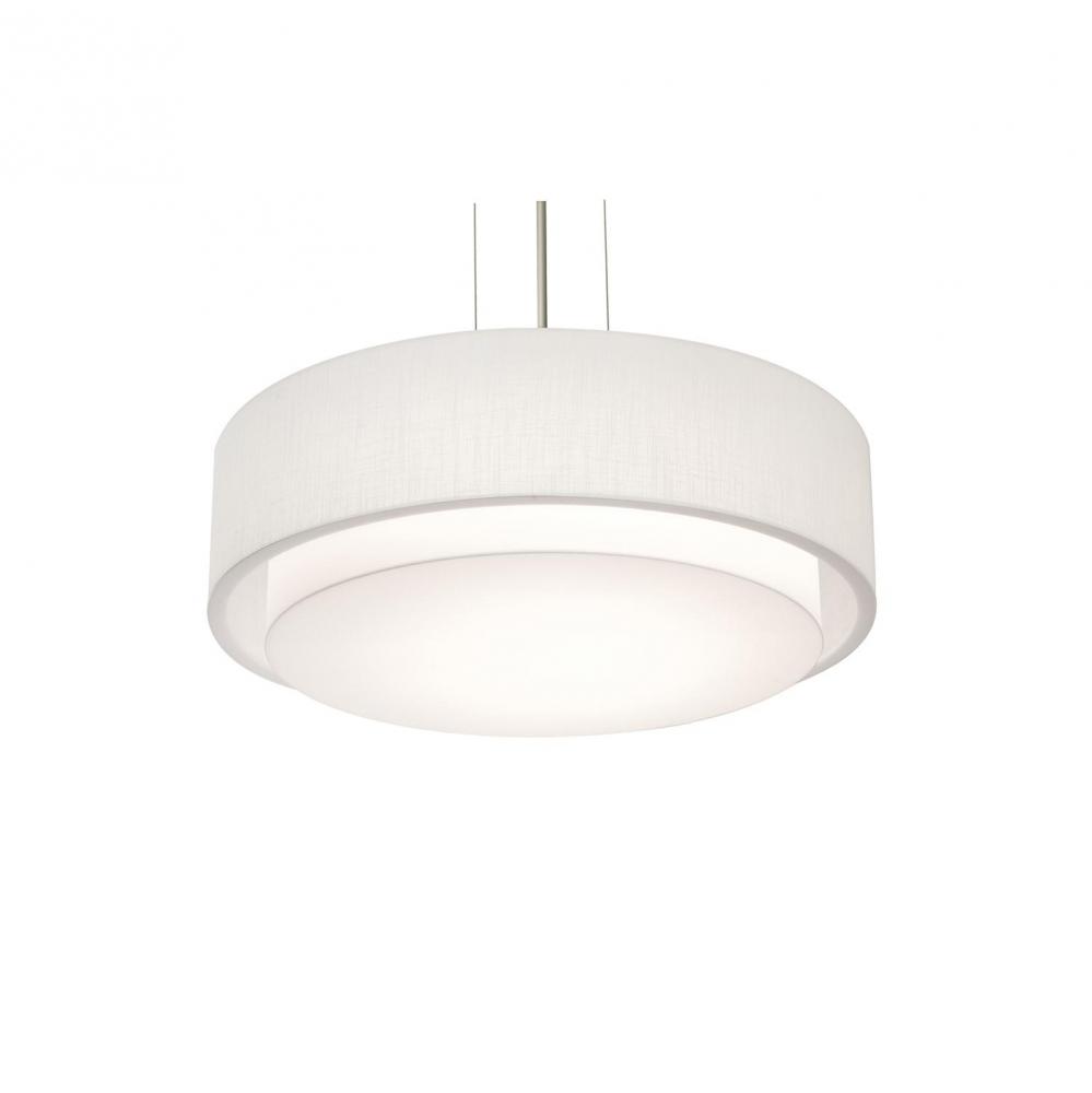 Sanibel 18'' Med Base Pendant - SN and LW