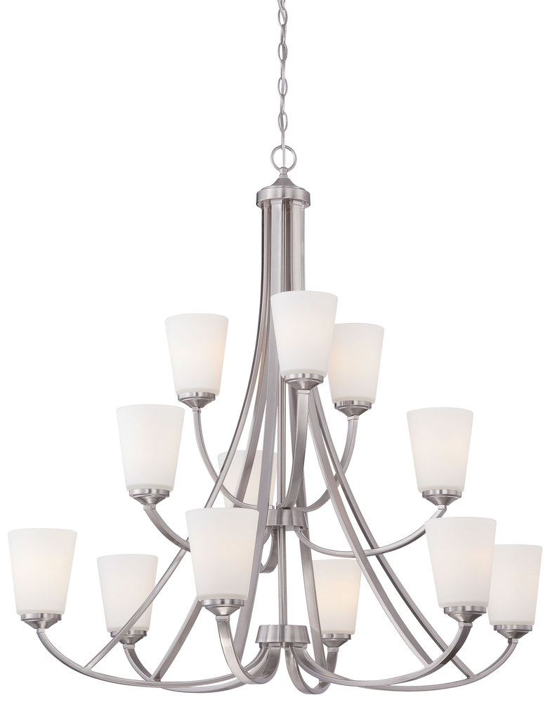 OVERLAND PARK - 12 LIGHT CHANDELIER