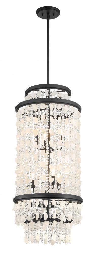 Shimmering Elegance 6 Light Foyer Pendant