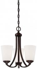 Minka-Lavery 4963-284 - OVERLAND PARK - 3 LIGHT MINI CHANDELIER