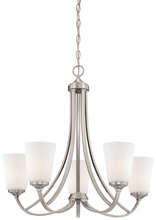 Minka-Lavery 4965-84 - OVERLAND PARK - 5 LIGHT CHANDELIER