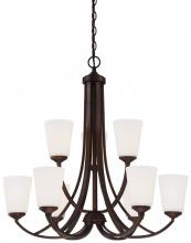 Minka-Lavery 4969-284 - OVERLAND PARK - 9 LIGHT CHANDELIER