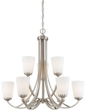 Minka-Lavery 4969-84 - OVERLAND PARK - 2 TIER 9 LIGHT CHANDELIER