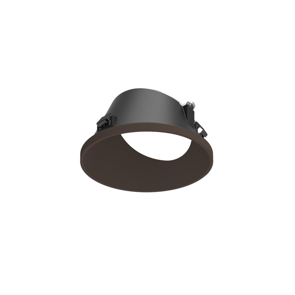 3" Apollo Round Flangeless Wall Wash Trim, Bronze Finish