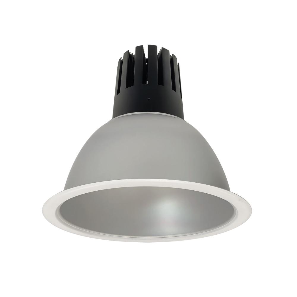 8" Sapphire III Round Open Reflector, 4500lm, 2700K, Flood Optic, Haze Reflector/Matte Powder