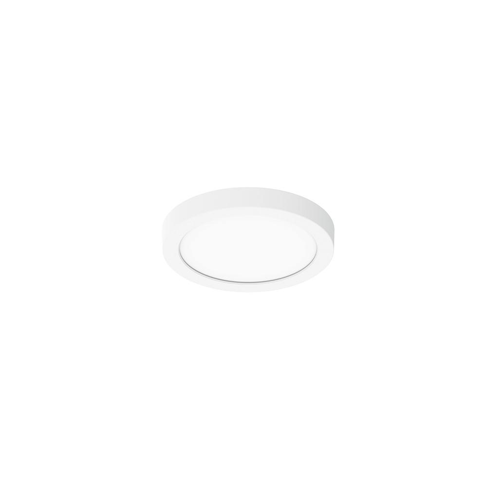 4" ELO LED Surface Mount Luminaire with Selectable Lumens & CCT, Up to 1100lm / 13W, Matte