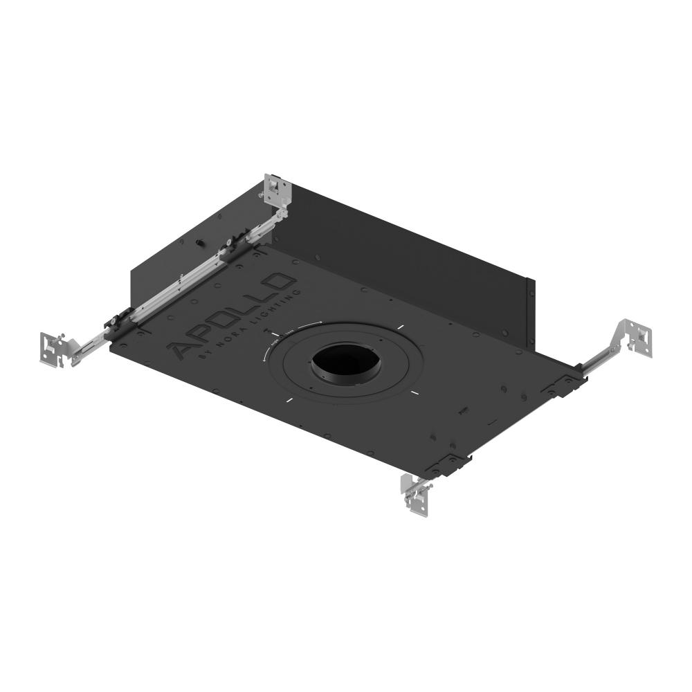 3" Apollo Round IC Air-Tight New Construction Housing w/ 0.5" to 0.875" Ceiling Collar,