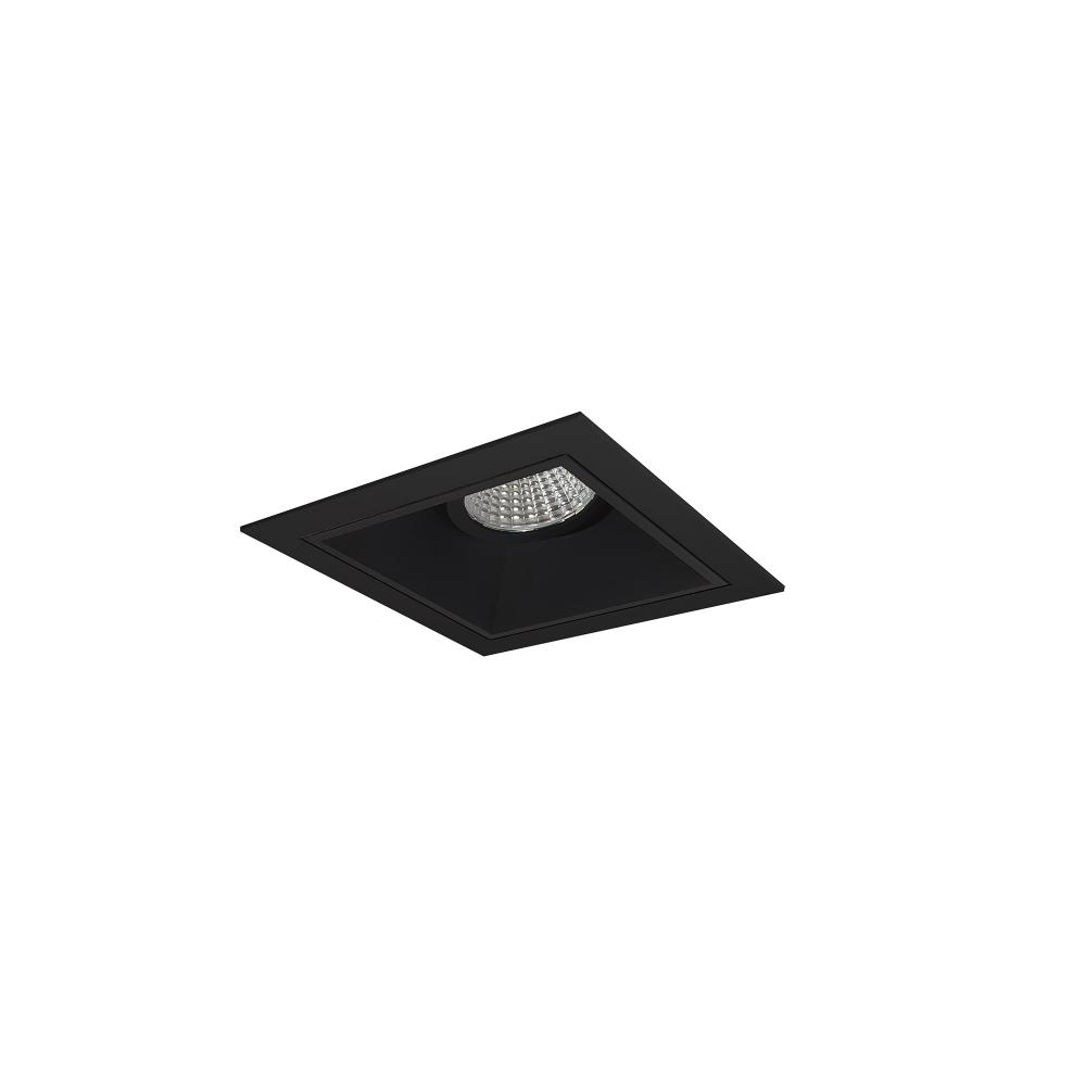 Iolite MLS 1-Head Trim Kit, Black Flange, 5000K, 1000lm, Black Adj. Snoot Trim