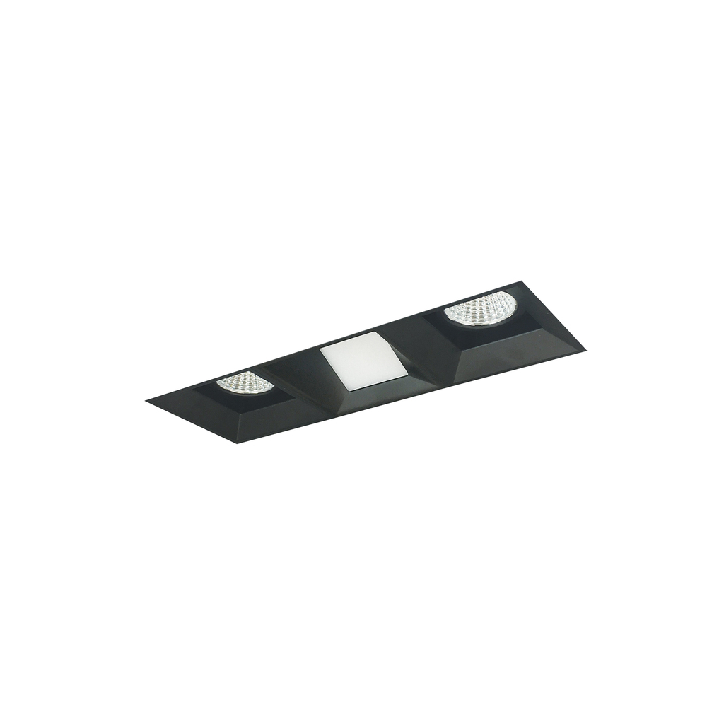 Iolite MLS 3-Head Trimless Reflector Kit, 4000K, 1000lm, Black Fixed Downlt./Wall Wash Trims
