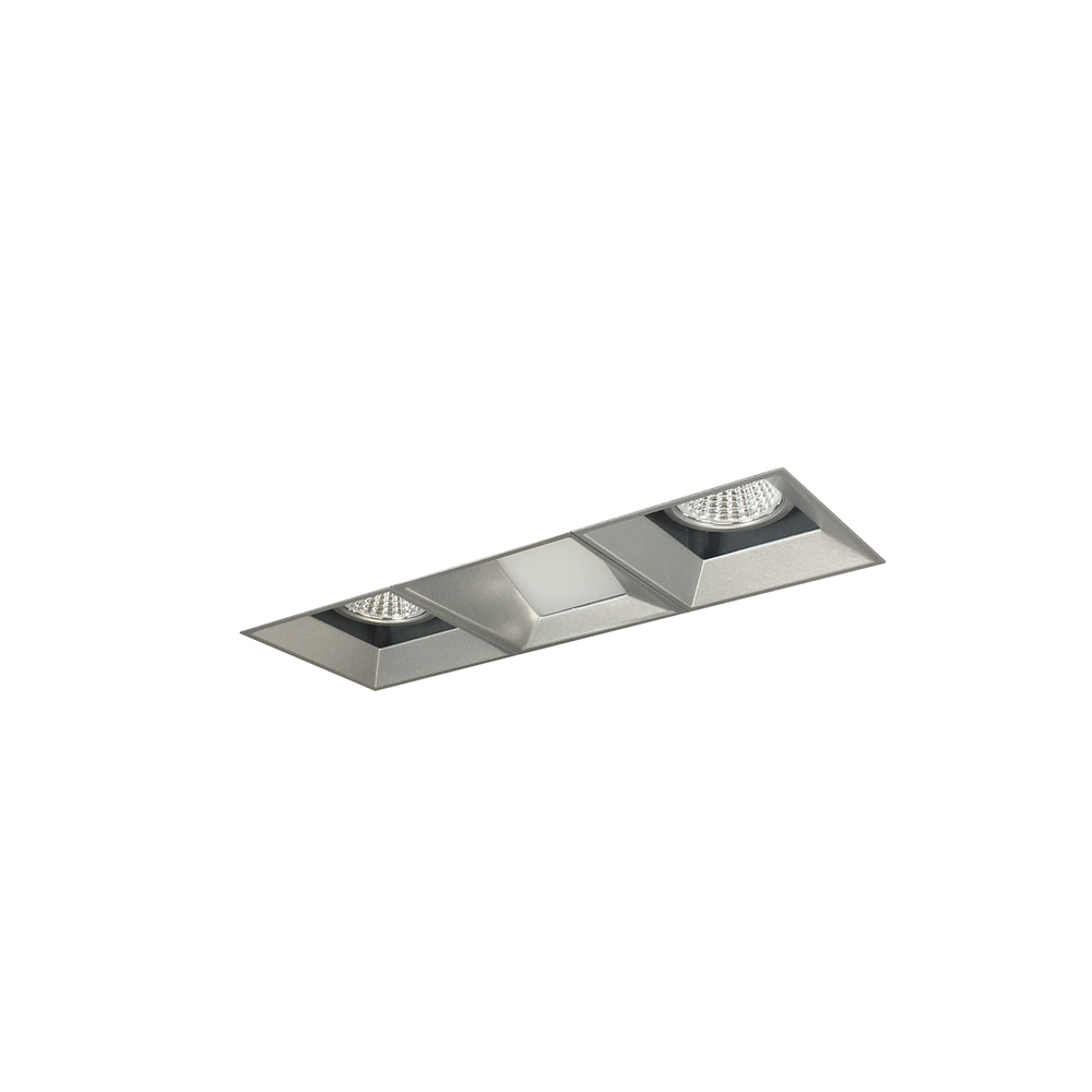 Iolite MLS 3-Head Trimless Reflector Kit, 5000K, 1000lm, Haze Fixed Downlt./Wall Wash Trims