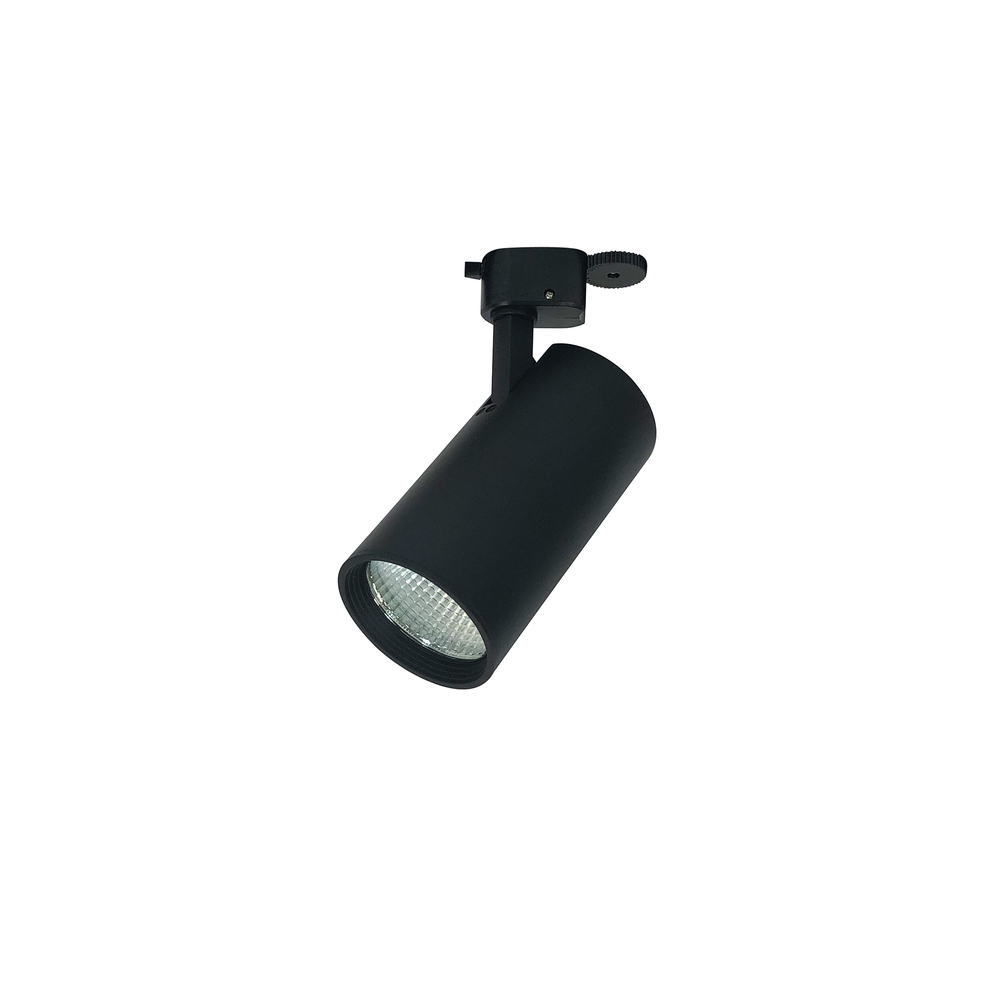 Jason LED Track Head, Cylinder, 18W, 35K, 80+ CRI, Flood, Silver
