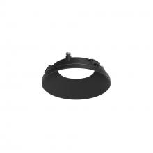 Nora NAPT-3RDNB - 3" Apollo Round Flangeless Downlight Trim, Black Finish