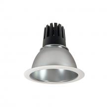 Nora NC3-61L430FDMPW - 6" Sapphire III Round Open Reflector, 3500lm, 3000K, Flood Optic, Diffused Clear Reflector/Matte