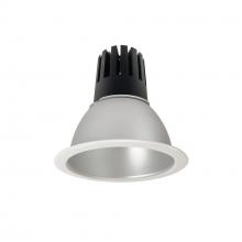 Nora NC3-61L327FHZMPW - 6" Sapphire III Round Open Reflector, 2500lm, 2700K, Flood Optic, Haze Reflector/Matte Powder