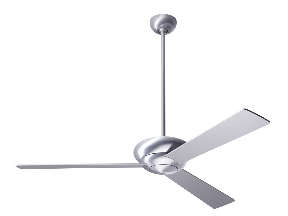 Altus Fan; Brushed Aluminum Finish; 42" Aluminum Blades; No Light; Fan Speed Control