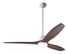 Modern Fan Co. ARB-GW-54-MG-870-CC - Arbor DC Fan; Gloss White Finish; 54" Mahogany Blades; 17W LED; Wall/Remote Combo Control