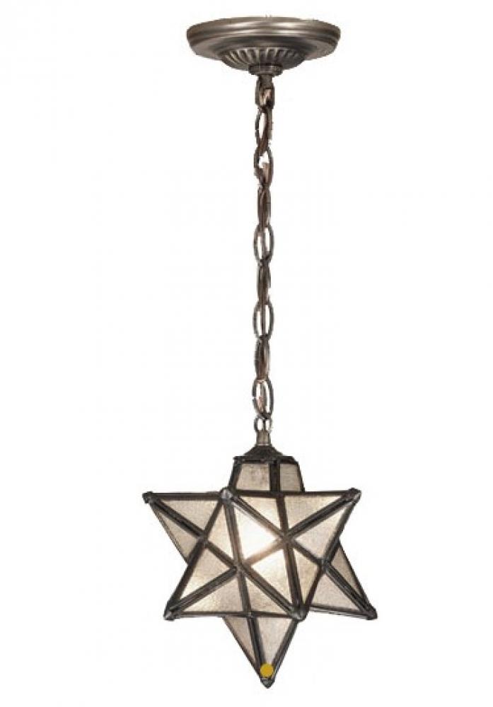 9" Wide Moravian Star Mini Pendant