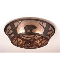 Luma-Spec Lighting 10011 - 22"W Grizzly Bear on the Loose Flushmount