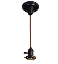 Luma-Spec Lighting 101471 - CLOTH COVERED PADDLE SOCKET HANGER 2.25" FITTER