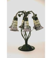 Luma-Spec Lighting 102416 - 19" High Stained Glass Pond Lily 6 Light Table Lamp