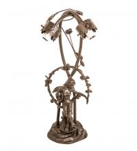 Luma-Spec Lighting 10248 - 17" High Pond Lily 2 Light Trellis Girl Table Base