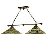 Luma-Spec Lighting 102745 - 46"L VALENCIA Mission 2 LT Island Pendant