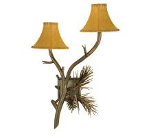 Luma-Spec Lighting 104458 - 15" Wide Lone Pine 2 LT Wall Sconce