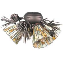 Luma-Spec Lighting 105716 - 18"W Delta Jadestone 4 LT Pine Branch Fan Light Fixture