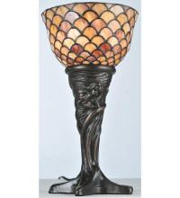 Luma-Spec Lighting 108935 - 14"H Tiffany Fishscale Mini Lamp