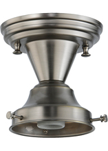 Luma-Spec Lighting 110412 - 5"W Revival Schoolhouse 4" Fitter Semi-Flushmount
