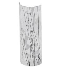 Luma-Spec Lighting 110452 - 5"W X 14"H Metro Fusion Branches Glass Cylinder Shade