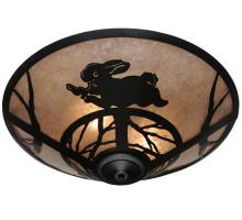 Luma-Spec Lighting 110551 - 22"W Rabbit on the Loose Flushmount