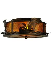 Luma-Spec Lighting 110601 - 18"W Leaping Bass Flushmount