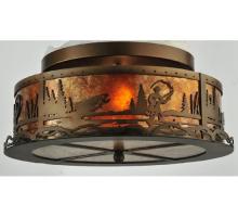 Luma-Spec Lighting 110647 - 16"W Fly Fishing Creek Flushmount