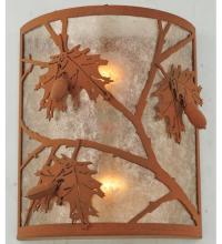 Luma-Spec Lighting 110931 - 10" Wide Oak Leaf & Acorn Wall Sconce