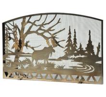 Luma-Spec Lighting 111149 - 61"W X 38"H Moose Creek Fireplace Screen
