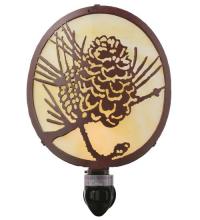 Luma-Spec Lighting 111477 - 5.5"W X 8"H Winter Pine Night Light