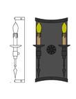Luma-Spec Lighting 111631 - 7"W Warwick 2 LT Wall Sconce