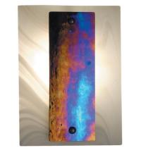Luma-Spec Lighting 111930 - 9"W Metro Aurora Borealis Glass Wall Sconce