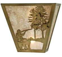 Luma-Spec Lighting 112185 - 13"W Quail Hunter W/Dog Wall Sconce