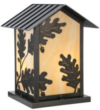Luma-Spec Lighting 112353 - 14" Square Seneca Oak Leaf Pier Mount