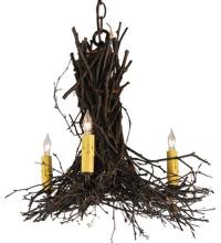 Luma-Spec Lighting 112367 - 18" Wide Twigs 3 LT Chandelier