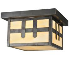 Luma-Spec Lighting 112385 - 10"Sq Hyde Park Double Cross Mission Flushmount