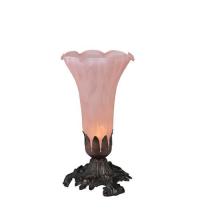 Luma-Spec Lighting 11241 - 8"H Pink Pond Lily Victorian Accent Lamp