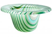 Luma-Spec Lighting 113018 - 12"W Metro Fusion Peppermint Glass Bowl
