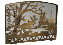 Luma-Spec Lighting 113045 - 50"W X 35.5"H Moose Creek Arched Fireplace Screen