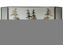 Luma-Spec Lighting 113067 - 96" Wide X 40" High Tall Pines Fireplace Screen
