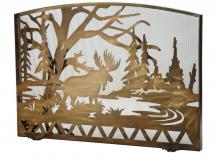 Luma-Spec Lighting 113070 - 47"W X 38"H Moose Creek Arched Fireplace Screen