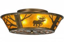 Luma-Spec Lighting 113169 - 22"W Moose at Dawn Flushmount