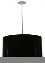 Luma-Spec Lighting 113851 - 32"W Cilindro Black Paper Pendant